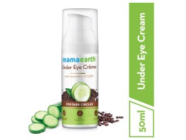 Mamaearth Natural Under Eye Cream for Dark Circles & Wrinkles with Coffee & Cucumber